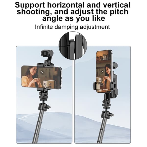 Mobiltelefonholder med stativmontering til DJI OSMO Pocket 3