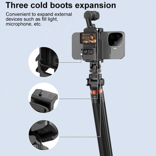 Mobiltelefonholder med stativmontering til DJI OSMO Pocket 3