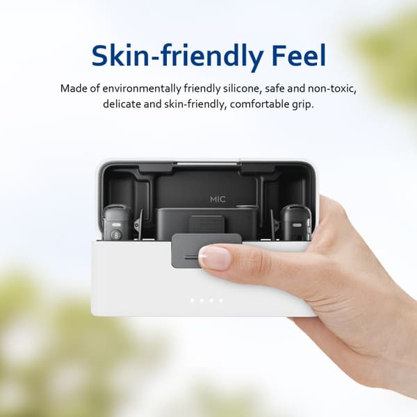 Silikonskydd till DJI Mic 2 laddbox - Vit