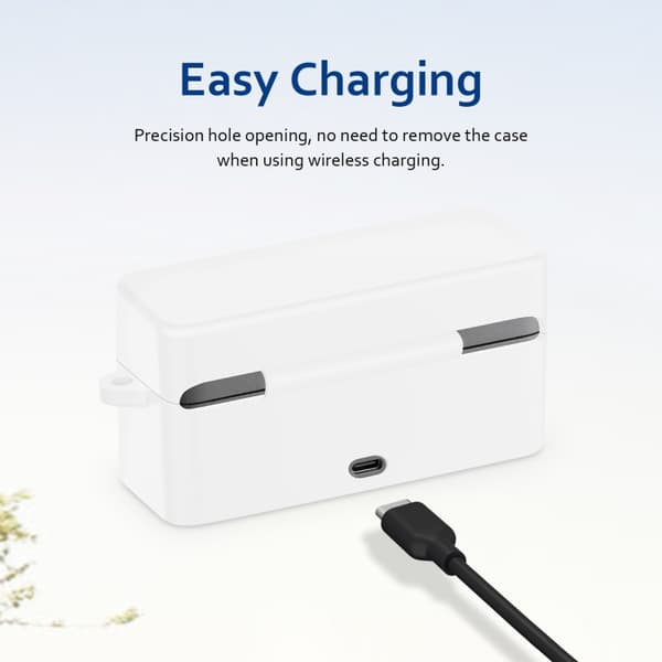 Silikone cover til DJI Mic 2 oplader - Hvid