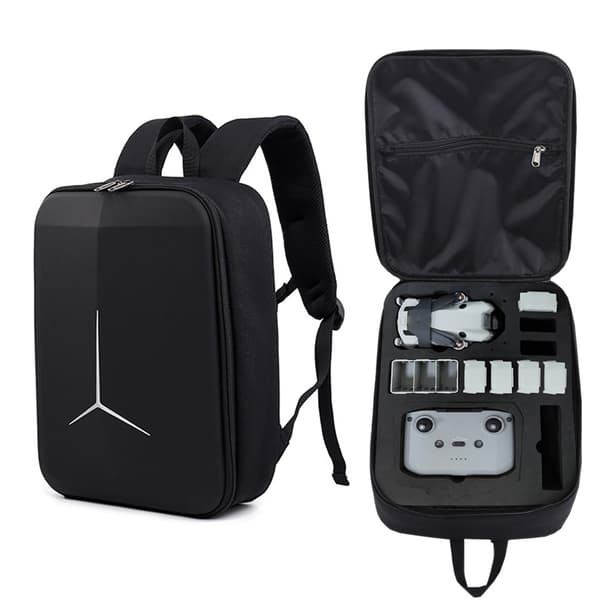 Ryggsekk for DJI Mini 4 Pro med stor kapasitet og EVA-beskyttelse - Svart