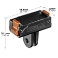 Miniatyrbillede 9 af 10: Magnetisk quick release-beslag til DJI Osmo Action 5 Pro/4/3