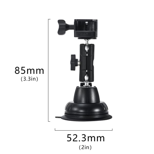 Fäste med sugpropp till DJI Osmo Pocket 3 för stabil montering