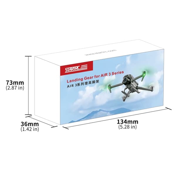 Hopfällbart landningsställ till DJI Air 3S / 3