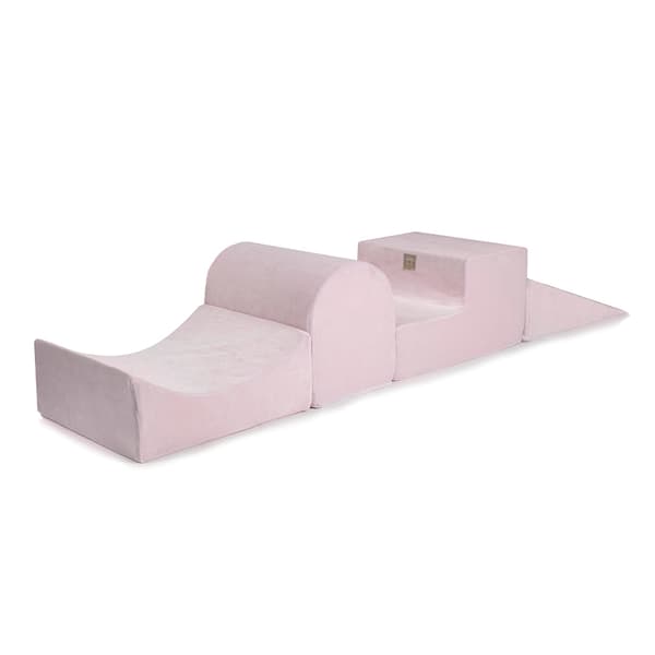 MeowBaby® Skumlekplats för barn 145x45cm Ljusrosa