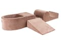 Miniatyrbillede 1 af 11: MeowBaby® Skum legeplads til børn med boldbassin 240 x 45 cm/Ingen bolde Beige