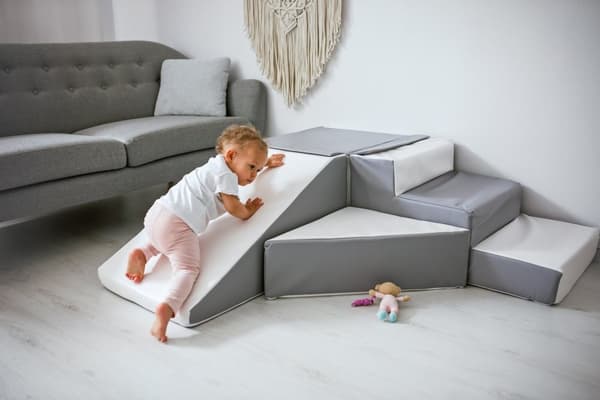 Vikingchoice Moderne Skum Slide & Klodser Sæt til Nutidige Legeområder - 40cm