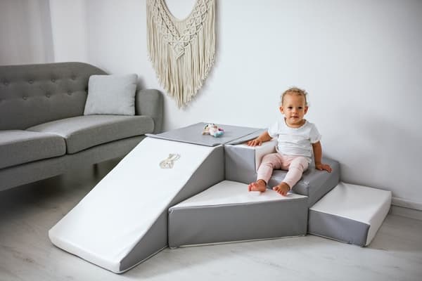 Vikingchoice Moderne Skum Slide & Klodser Sæt til Nutidige Legeområder - 40cm