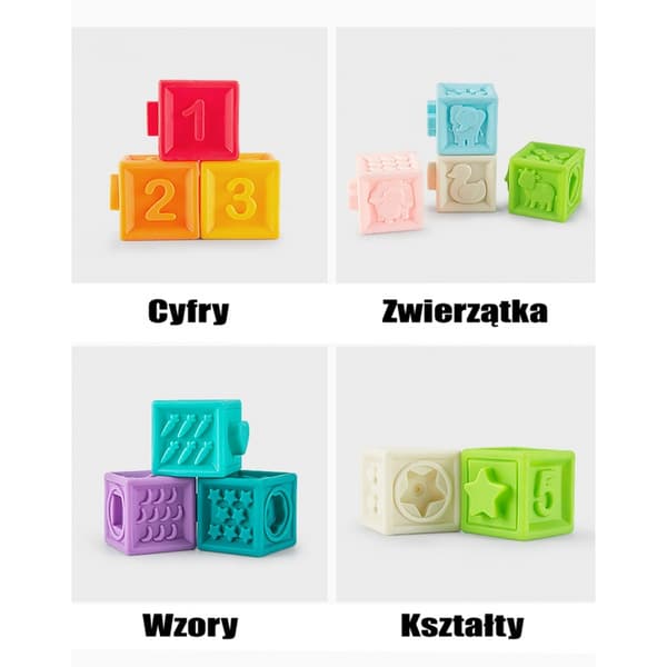 WOOPIE BABY Aistipalapeli Paina Palapeli Ääni Laskemaan oppiminen 20 kpl.