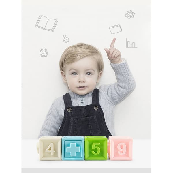 WOOPIE BABY Aistipalapeli Paina Palapeli Ääni Laskemaan oppiminen 20 kpl.