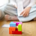 Miniatyrbillede 4 af 11: WOOPIE Tetris-terning puslespil med kortsæt