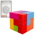 Miniatyrbillede 7 af 11: WOOPIE Tetris-terning puslespil med kortsæt
