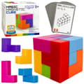 Miniatyrbillede 1 af 11: WOOPIE Tetris-terning puslespil med kortsæt