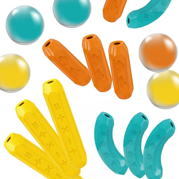 WOOPIE Magnetiske Byggeklodser Dinosaurer 84 Dele