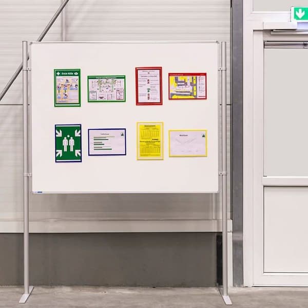 Vitrine - anslagstavla Krog Informationstavla - magnetisk, DIN A3 porträtt, 10 stycken Transparent