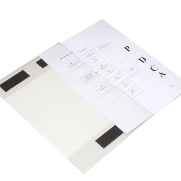 Vitrine - anslagstavla Krog Informationstavla - magnetisk, DIN A3 porträtt, 10 stycken Transparent