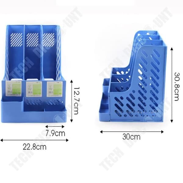 TD® Office File Organizer Kontorsförvaring Klassificering PP Plast Folder Kontorsmaterial given Hylla