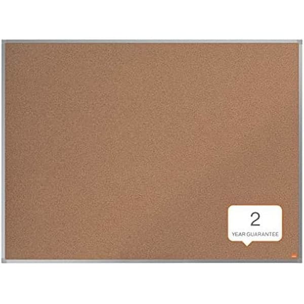 Visningsskärm - NOBO - Essens - 1200 x 900mm - Aluminiumram - Ljusbrun