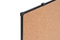 Miniatyrbild 3 av 4: Showcase - Boardsplus Economy anslagstavla Korktavla, 60 x 45 cm, Black Tech Alloy ram