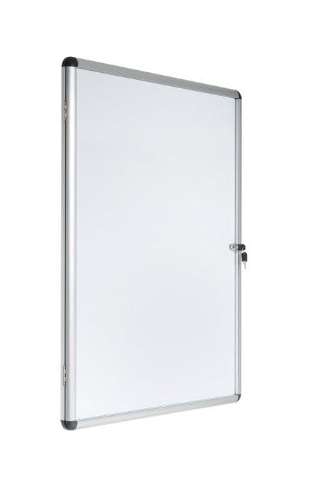 Bi-office - VT810109150 - Skåp inomhusdisplay, låsbar magnetisk whiteboardtavla, 367 x 500 mm, 2 x A4