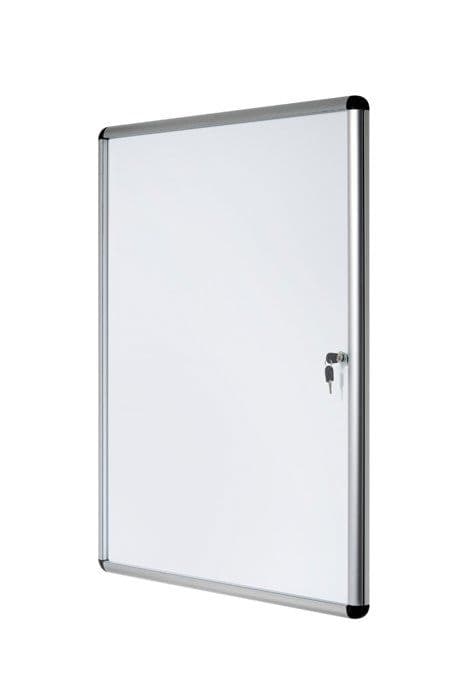 Bi-office - VT810109150 - Skåp inomhusdisplay, låsbar magnetisk whiteboardtavla, 367 x 500 mm, 2 x A4