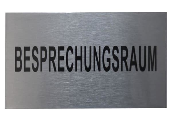 Vitrinskåp - anslagstavla Alpertec - 48060460 - Aluminiumskiva för mötesrum