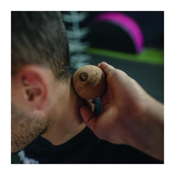 SVELTUS korkmassageboll - Ø6,5 cm - för självmassage av fascia