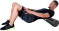 Miniatyrbillede 4 af 4: Pure2improve Skumrullere Trainer 75x15 Cm Sort 75x15 cm