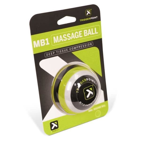 Liten MB1 självmassageboll från TriggerPoint, riktar och släpper effektivt smärta och triggerpunkter i trötta kroppar