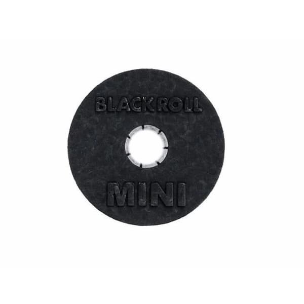 BLACKROLL Mini massagerulle - svart - 15x5 cm - för regenerering och självmassage av fascia