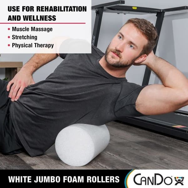 3b vetenskaplig massagerulle - 30-2260 - Cando Jumbo Foam Roller 20,32 x 91,44 cm