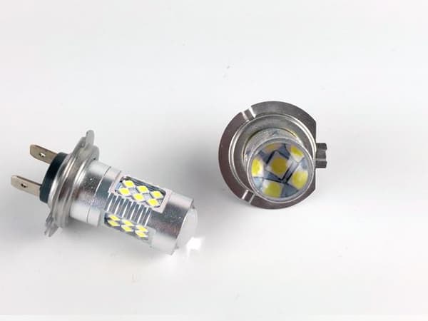 H7 dimljus 6000K 1000 lumen 12v smd3030 led lampor styling