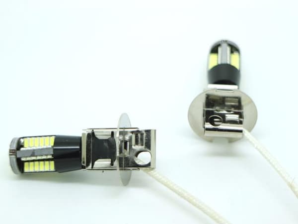 H3 Dimljus led 6000K med 57st 3014smd chip 2-pack Superpris !!