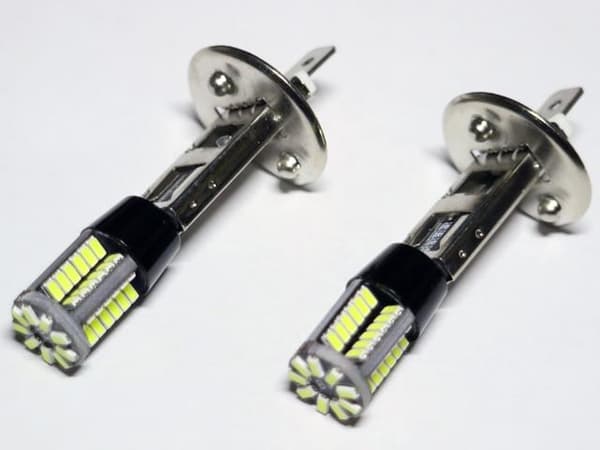 H1 Dimljus led 6000K med 57st 3014smd chip 2-pack P14.5s