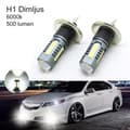 Miniatyrbild 1 av 7: H1 Dimljus 500 lumen led 6000K P14.5s  2-pack