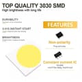 Miniatyrbild 2 av 7: H3 Dimljus 500 lumen led 6000K med 18st 3030smd chip  2-pack