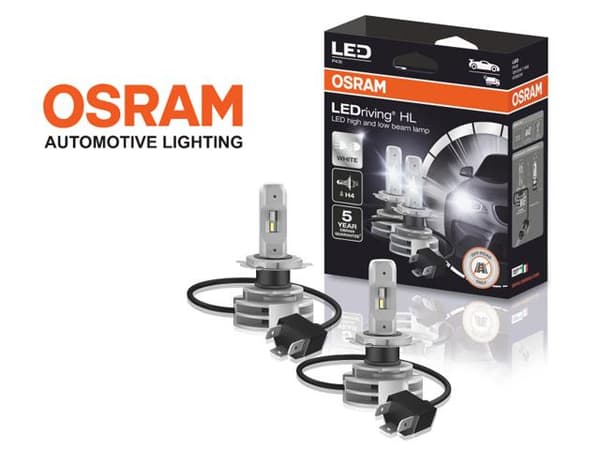 Osram H4 led lampor 6000K 1500 lumen 12v + 24v P43t