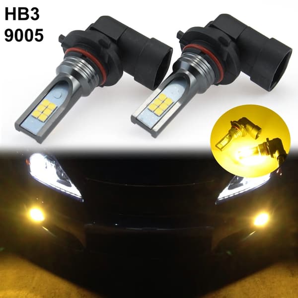 Dimljus HB3 HB4 / 9005 9006 Led lampor Gul 650 lumen 12-16v DC