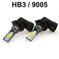 Miniatyrbild 1 av 2: Dimljus HB3 / 9005 Led lampor 6000k 650 lumen 12-16v DC