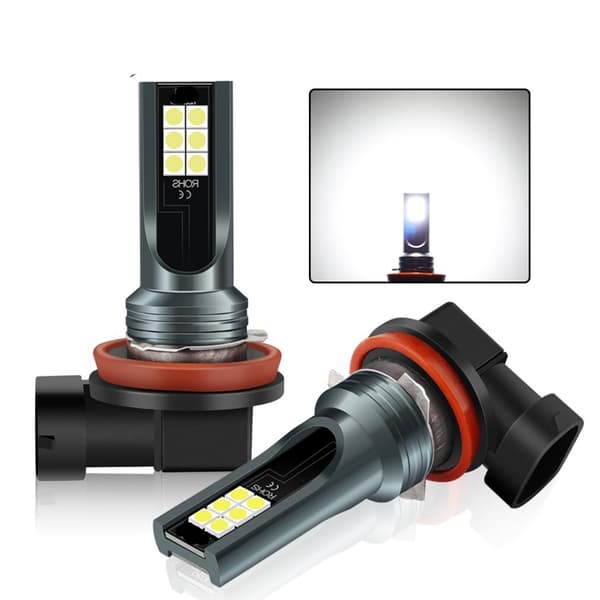 Dimljus H8 H11 Led lampor 6000k 650 lumen 12-16v DC