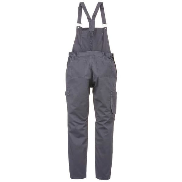 Fashion Security FASHION SECURITE - PEP's - Arbetsoveraller - Dam - Grå (Grå/Citron) - Storlek: M (40/42) - 660142