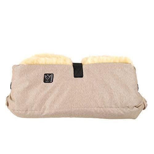 Kaiser Big Double Chauffe Mains i Beige Mixad Lamnskinn - 6573274