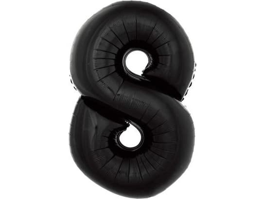 GoDan foliopallo "8" musta 85cm
