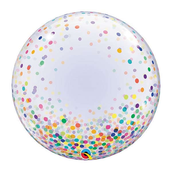 Qualatex Deco Bubble Confetti Ballon 2ft