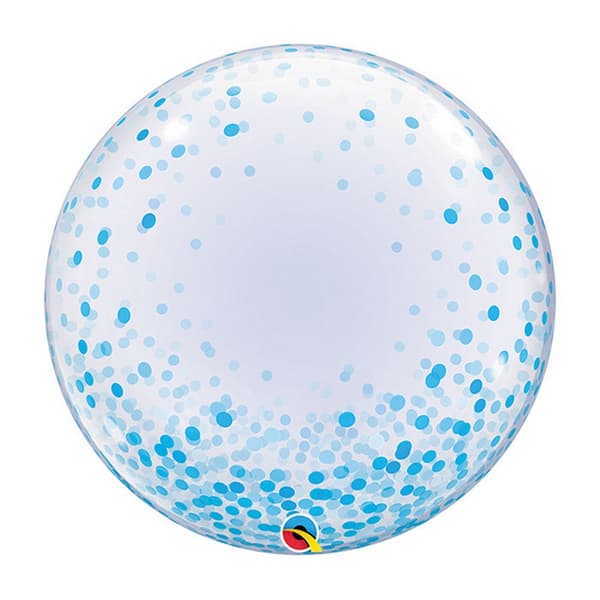Qualatex Deco Bubble Confetti Ballon 2ft