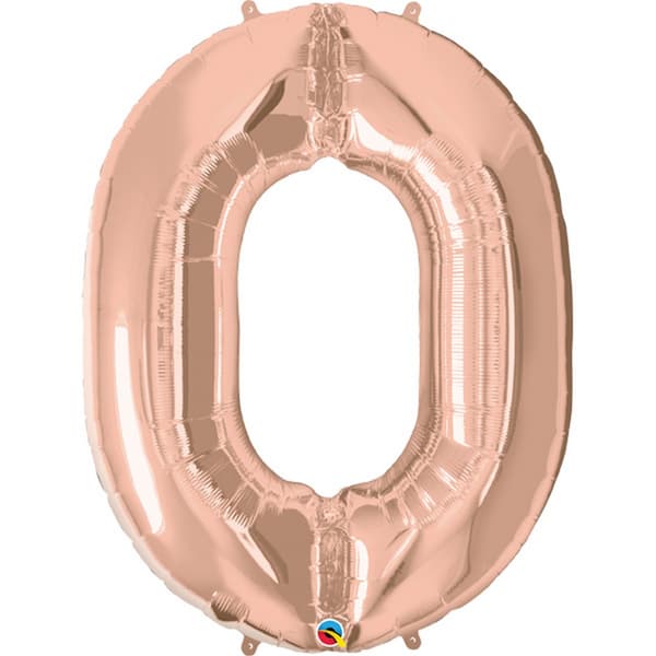 Qualatex 34 tommer metallic nummer balloner