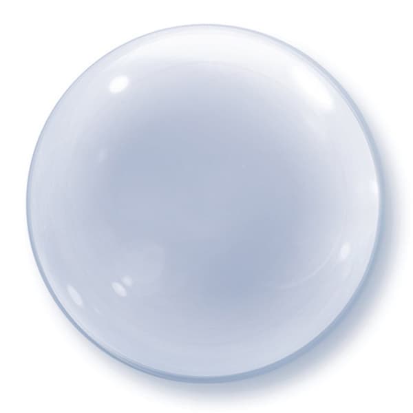 Qualatex 20 tommer Deco Bubble Ballon Clear One Size