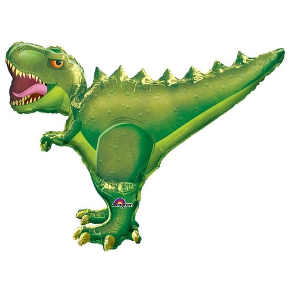 Amscan Supershape T-Rex Ballon Green One Size