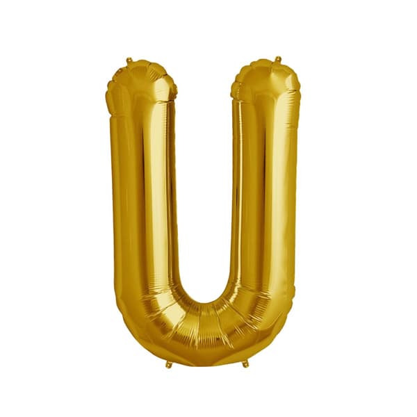 NorthStar 34 Inch Gold Balloon Letters