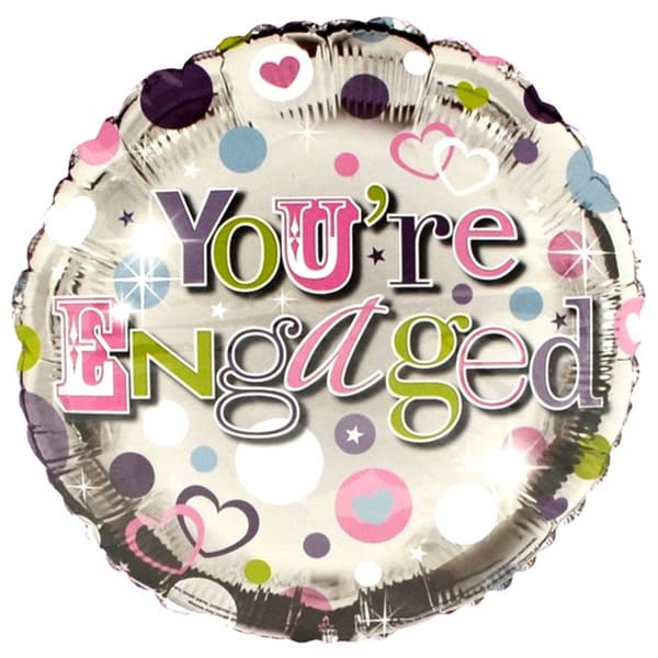 Simon Elvin 18 Inch Engagement Balloon Multicoloured One Size